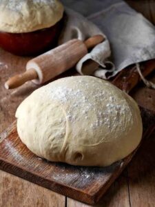 Risen-dough 