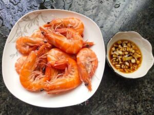 Steamed-prawn 