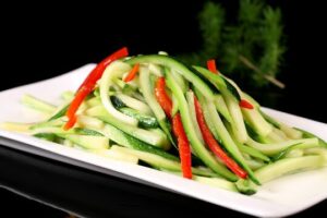 Zucchini stir fry