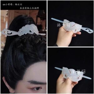 white jade hair crown